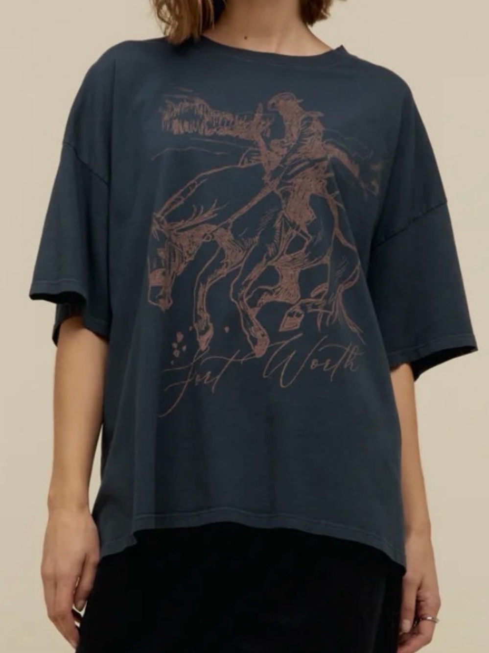 DAYDREAMER LA, OS Fort Worth Tee, Dark slate